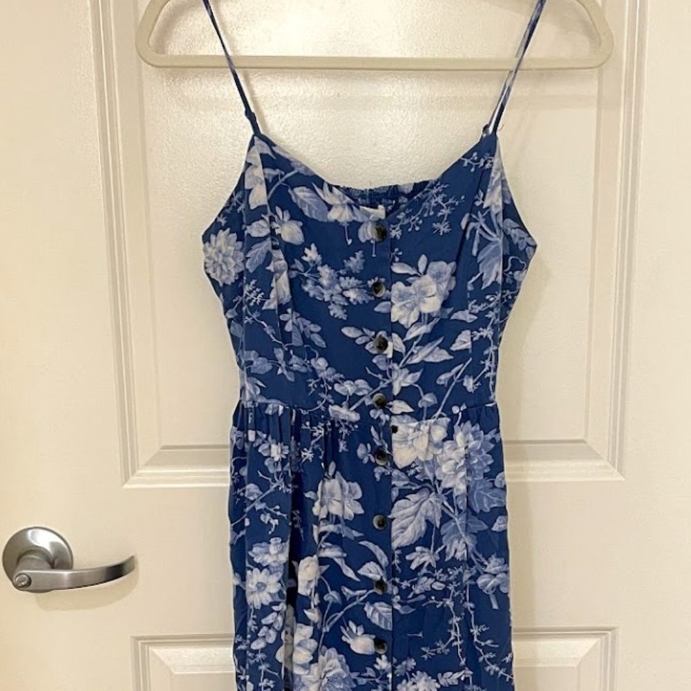 Blue Floral Sundress